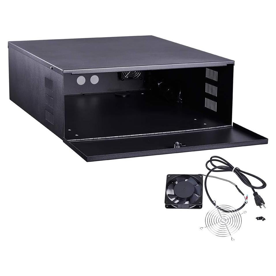 Caja de Seguridad Kenuco de Acero 16 Gauge con Ventilador