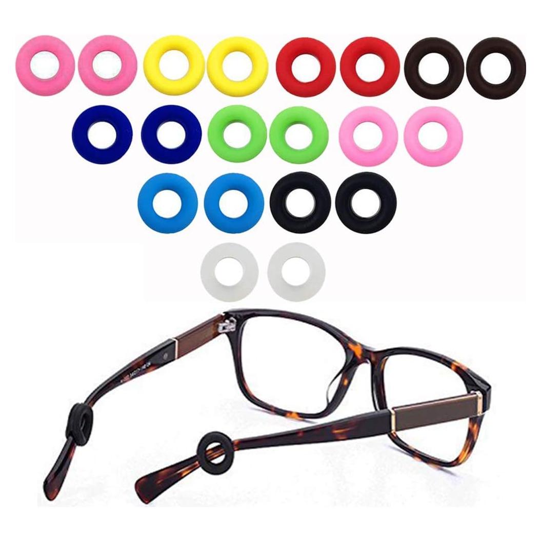 Funda Antideslizante para Gafas MOLDERP - 12 Pares Silicona