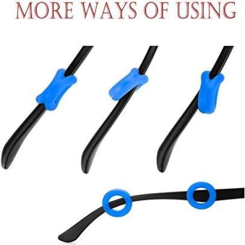 Funda Antideslizante para Gafas MOLDERP - 12 Pares Silicona