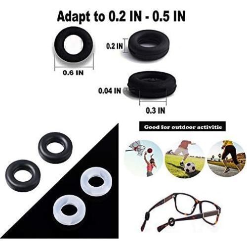 Funda Antideslizante para Gafas MOLDERP - 12 Pares Silicona