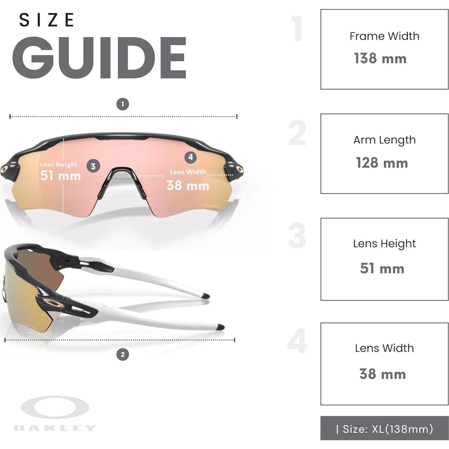 Gafas de sol Oakley Radar EV Path Carbono Prizm Rosa Oro