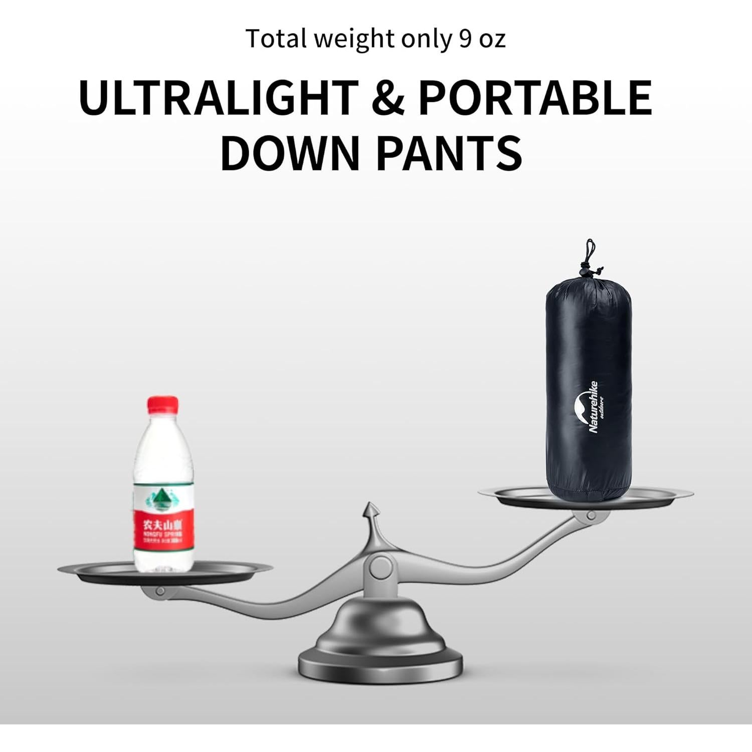 Pantalones de Plumas Naturehike Unisex para Invierno 250g