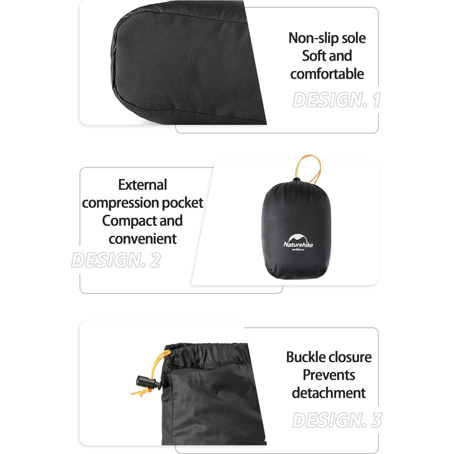 Botas de Dormir Windhike de Plumas de Pato para Hombres y Mujeres