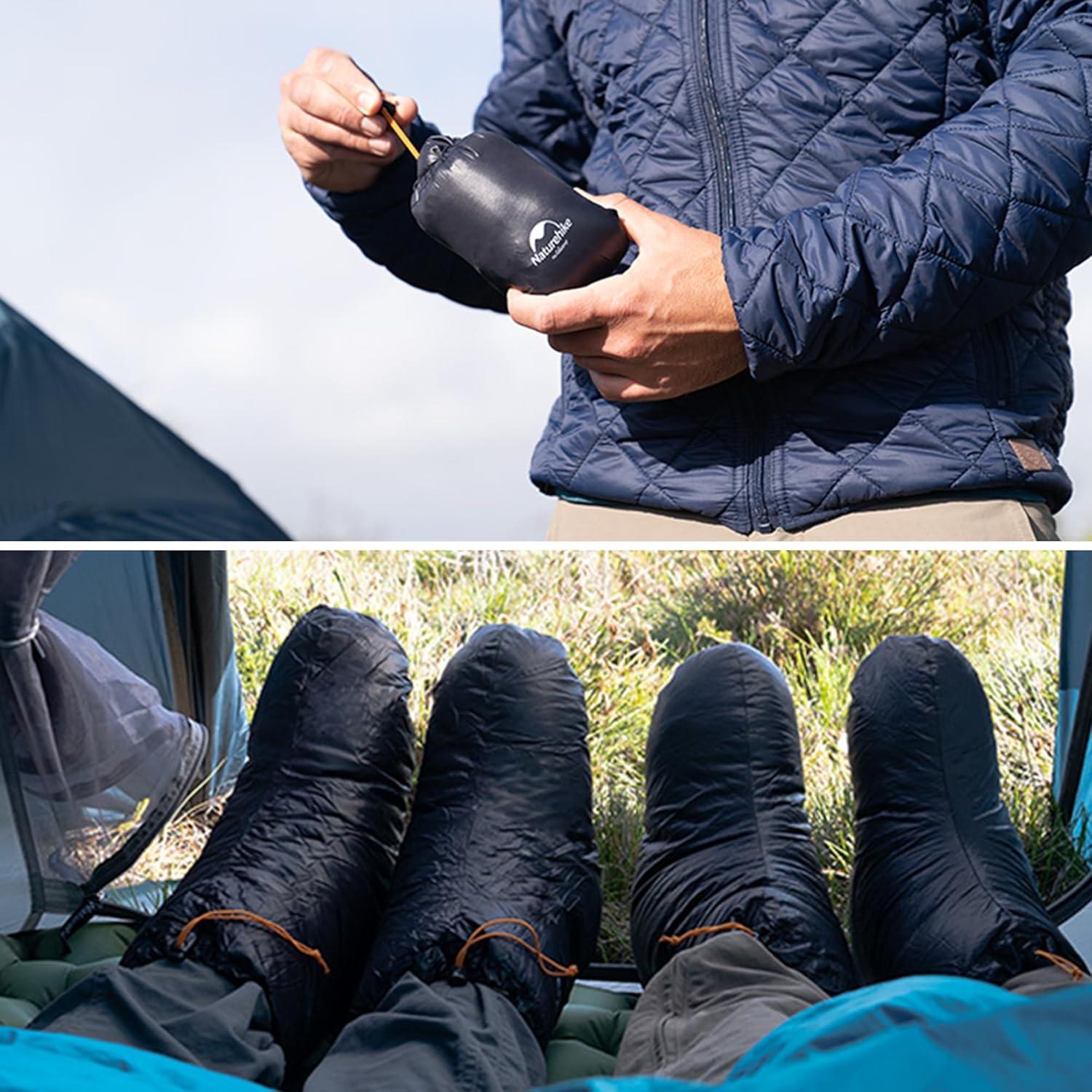 Botas de Dormir Windhike de Plumas de Pato para Hombres y Mujeres