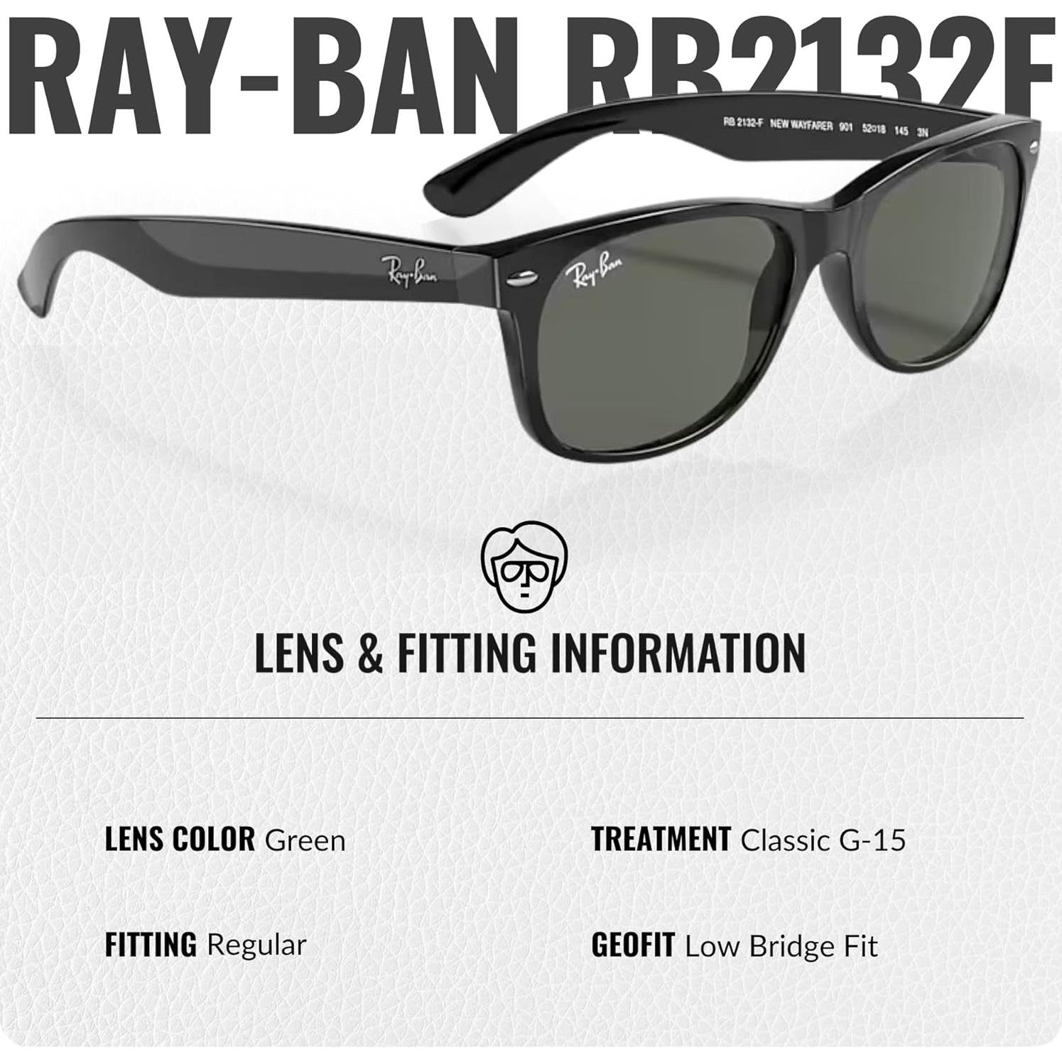 Gafas de Sol Ray-Ban New Wayfarer Unisex UV Protección