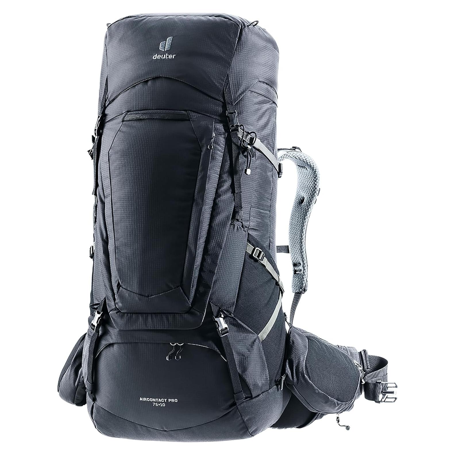 Mochila de Senderismo Deuter Aircontact Pro 75+10L Negra