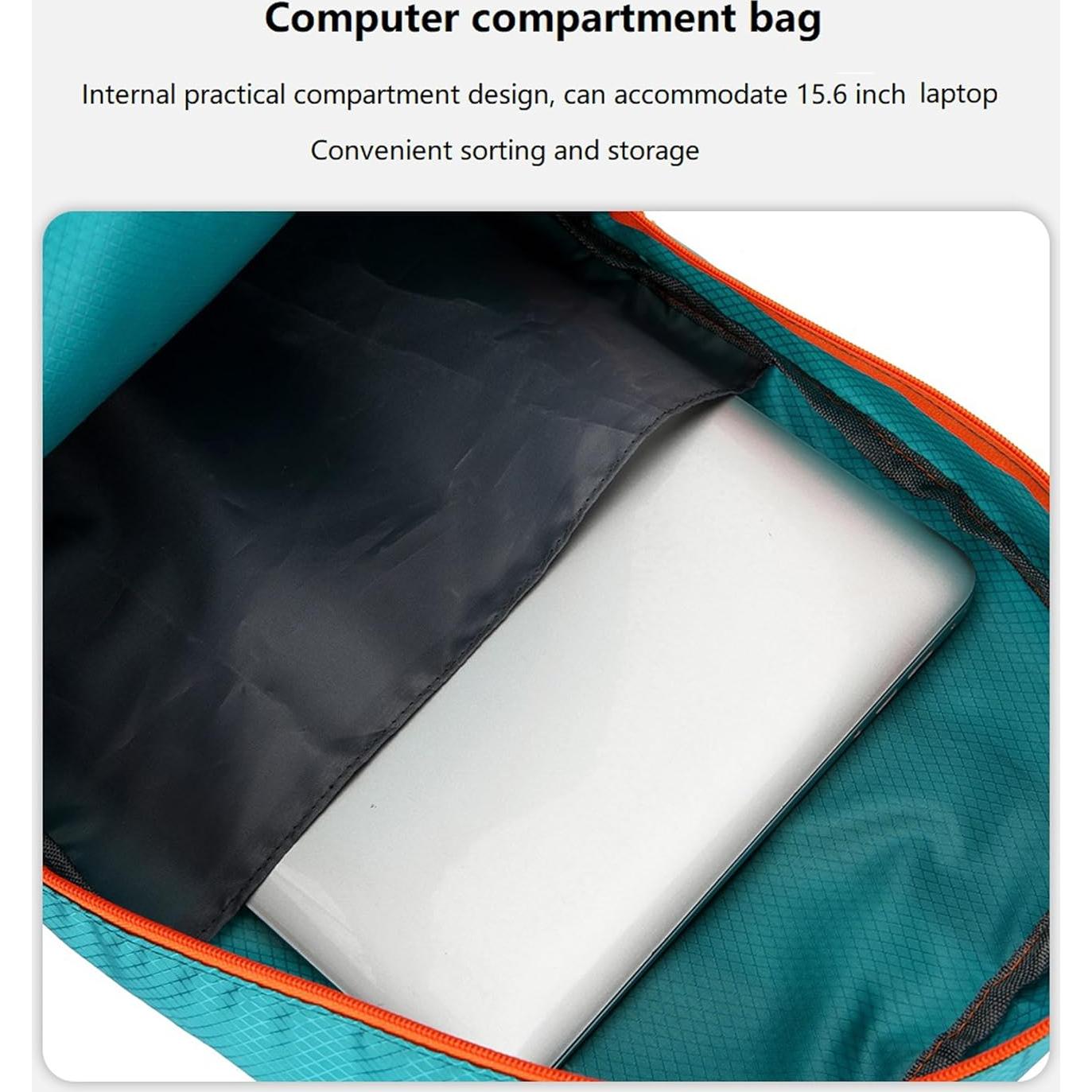 Mochila de Senderismo Plegable 25L Resistente al Agua