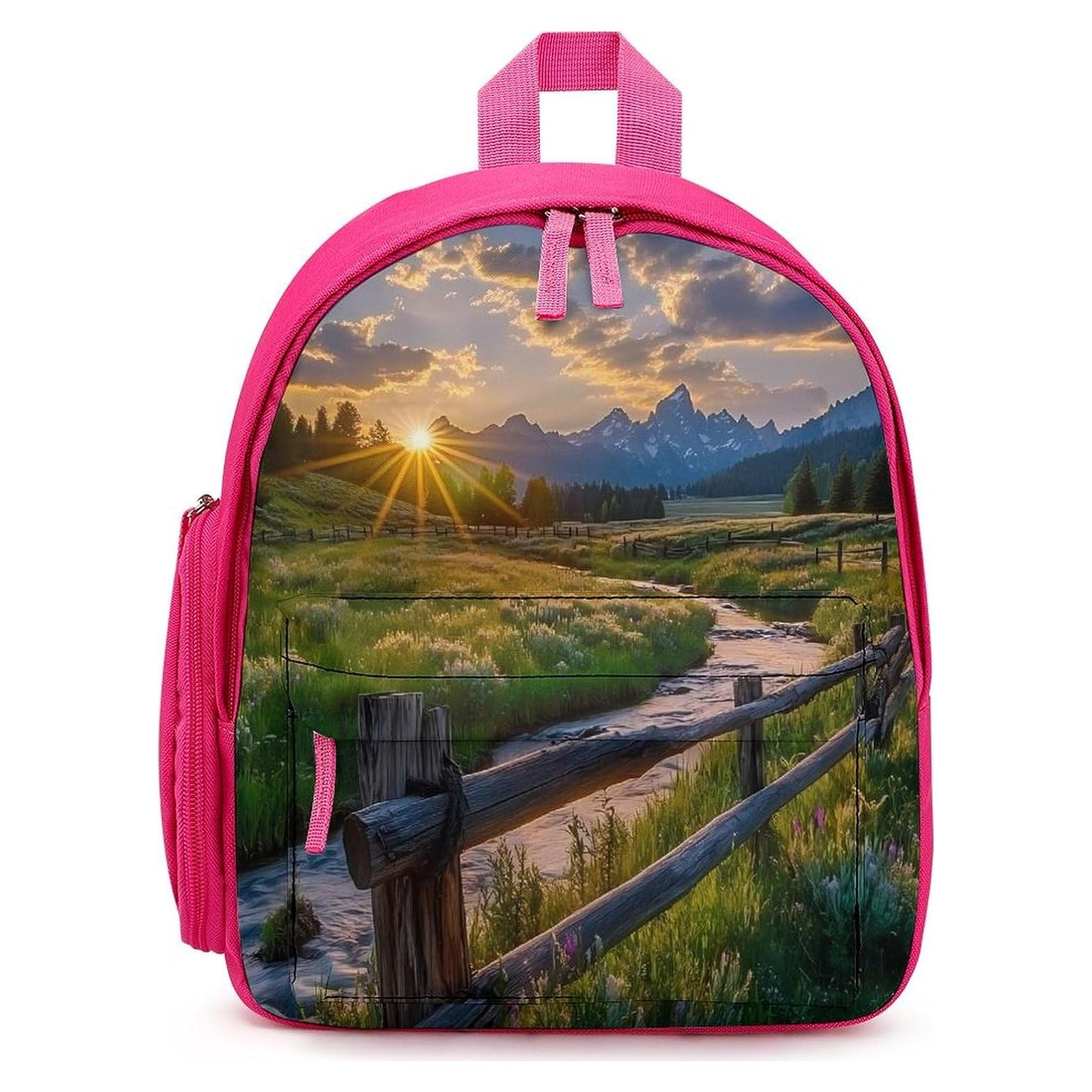 Mochila Mini Rosa SONGTING 24x15x32cm Ligera para Viaje