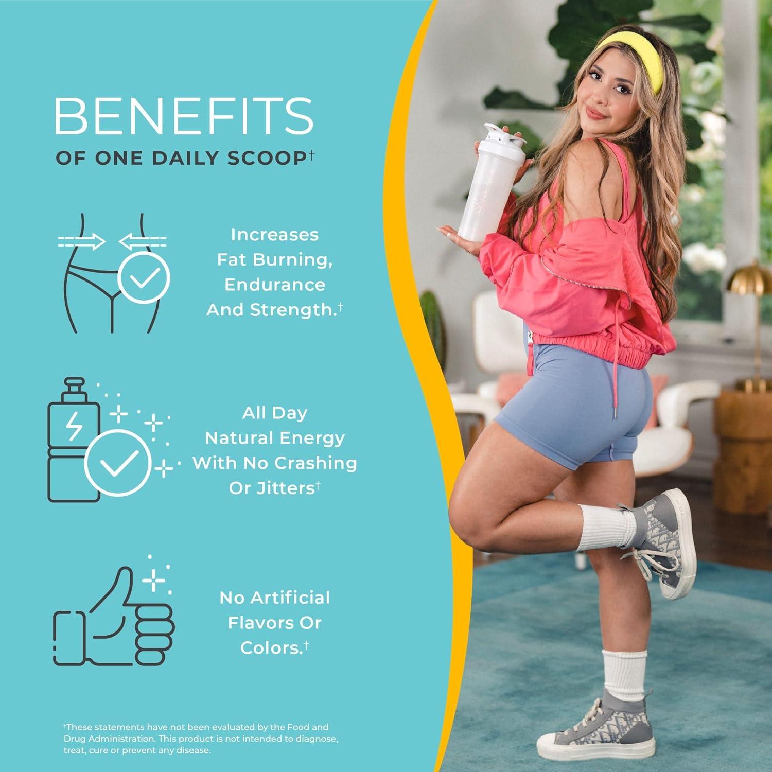 One Sol Pre-Workout para Mujeres - Energía Natural Punch Frutas