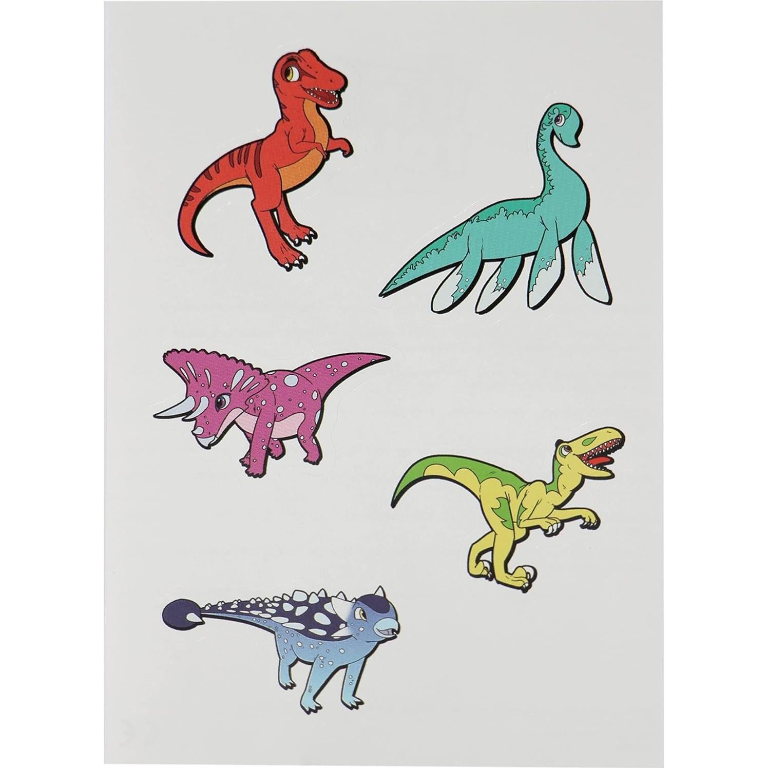 Pegatinas AR HoloToyz Dinos Jurassic 10 Piezas 4D