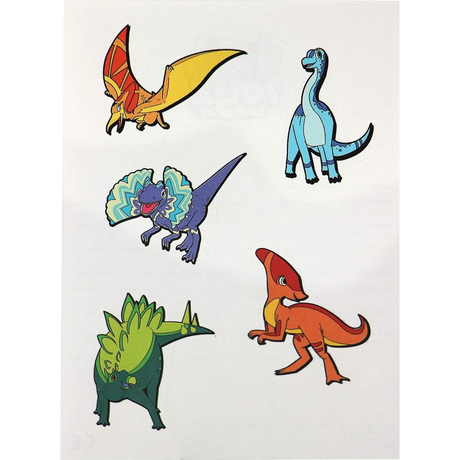 Pegatinas AR HoloToyz Dinos Jurassic 10 Piezas 4D