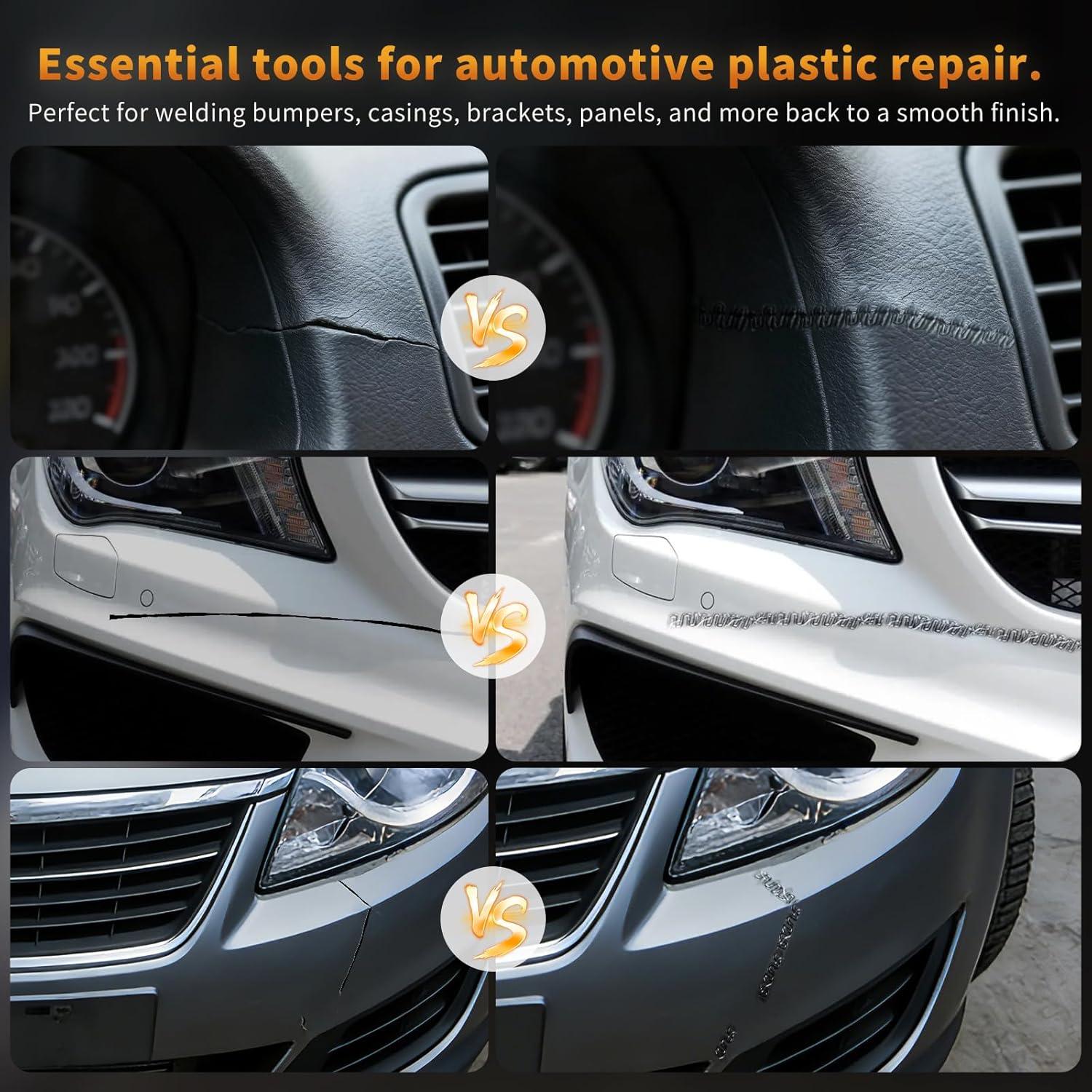 Soldador de Plástico Wrdlosy con 1200 Grapas para Reparación