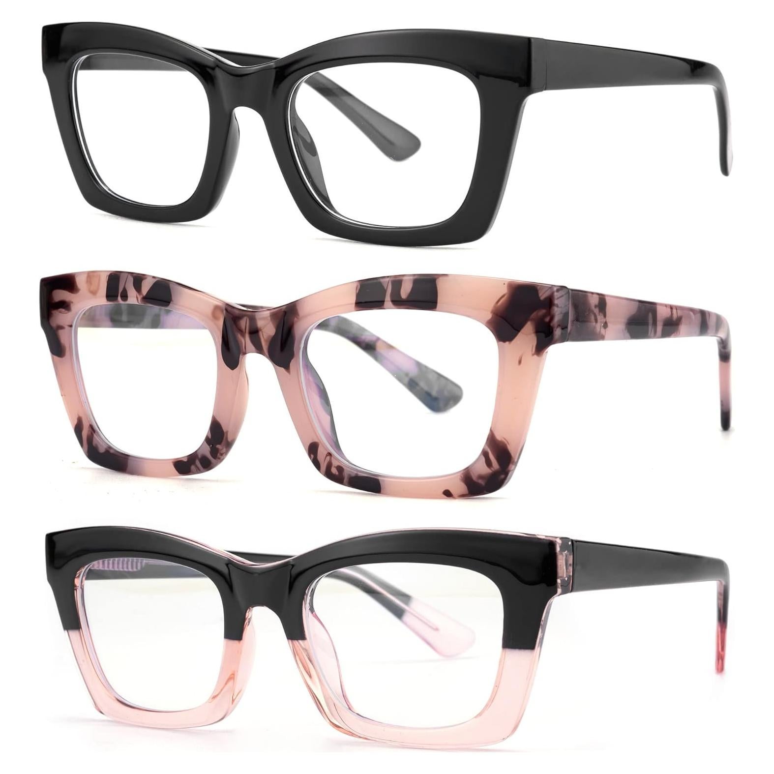 Gafas de Lectura Bullabulling 3 Pack Estilo Retro UV400