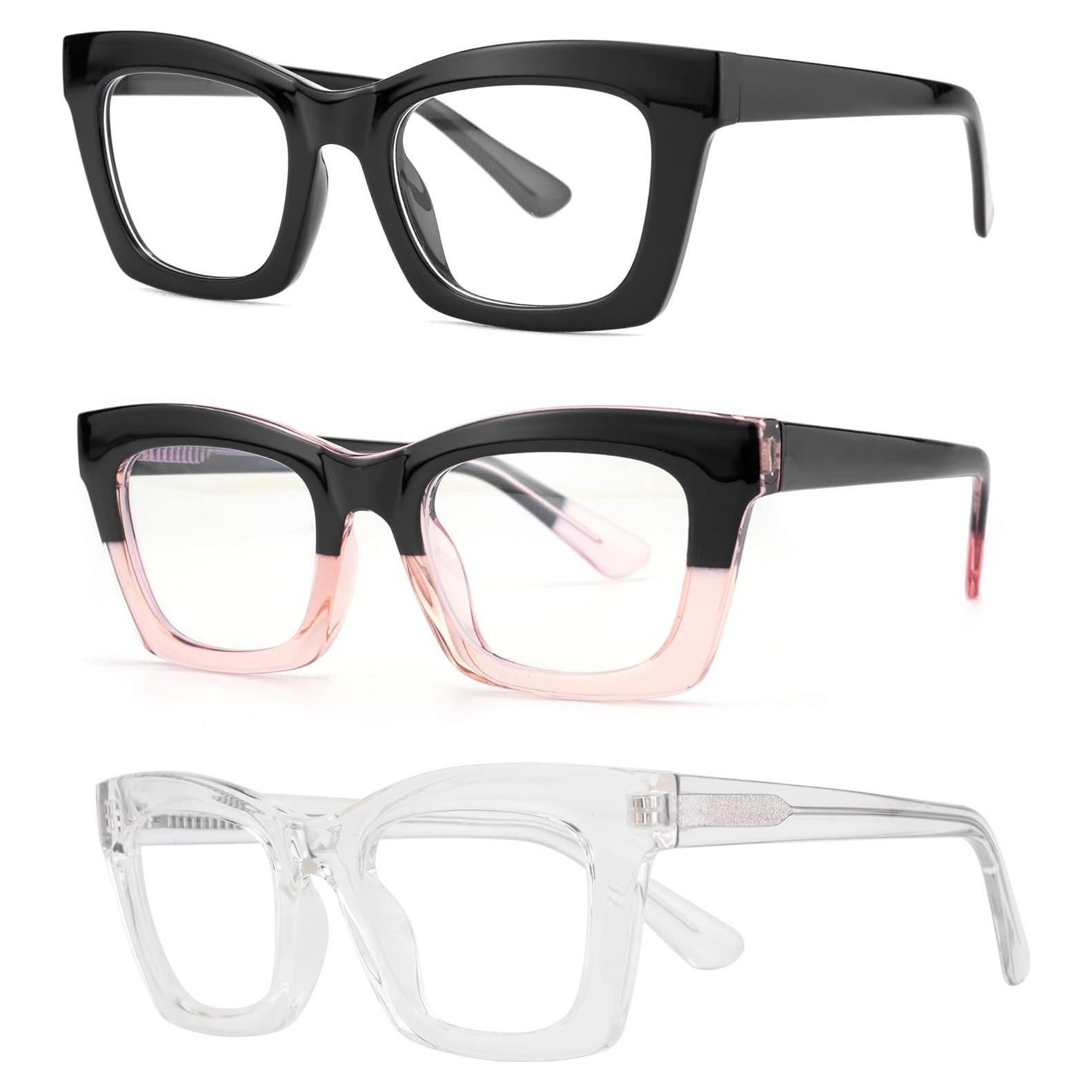 Gafas de Lectura Bullabulling 3 Pack Estilo Retro UV400