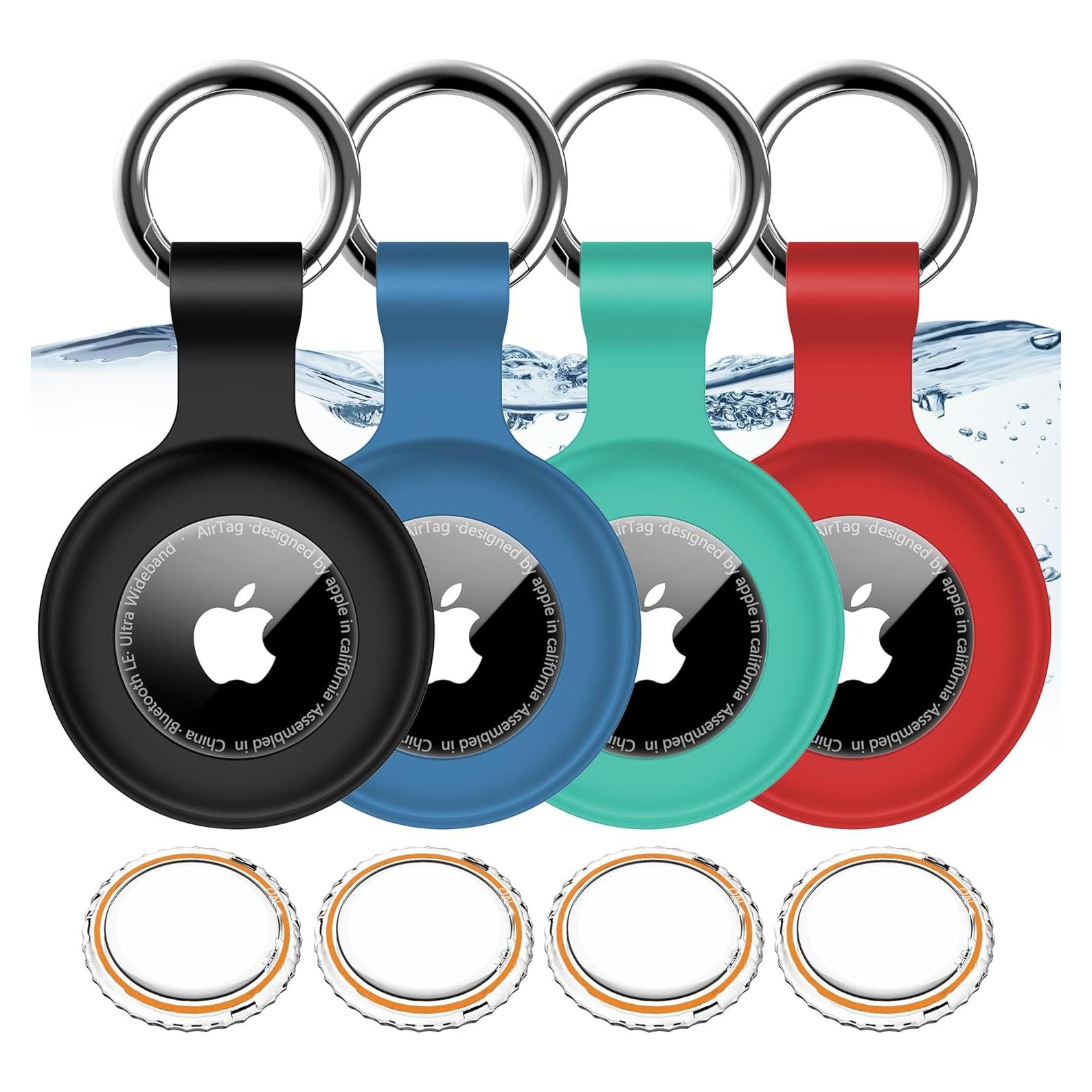 Soporte impermeable IPX8 para AirTag - Paquete de 4 colores
