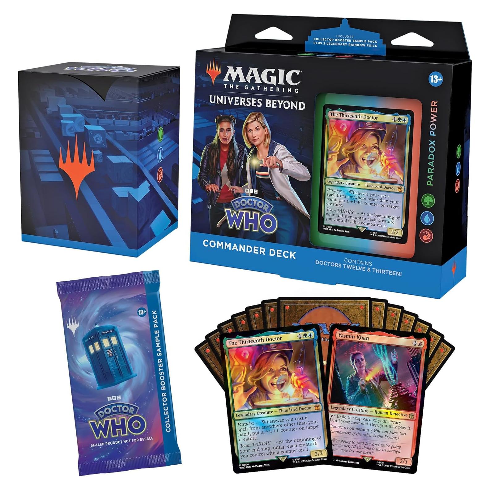 Baraja Commander Magic: The Gathering Doctor Who Poder Paradoja