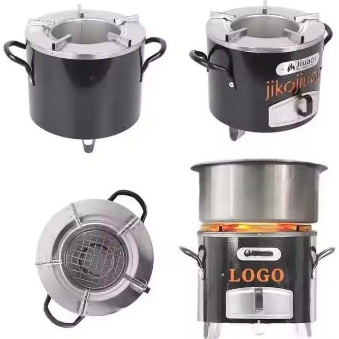 Estufa de Cohete Portátil Jiko Genérico para Cocinar al Aire Libre