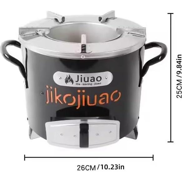 Estufa de Cohete Portátil Jiko Genérico para Cocinar al Aire Libre