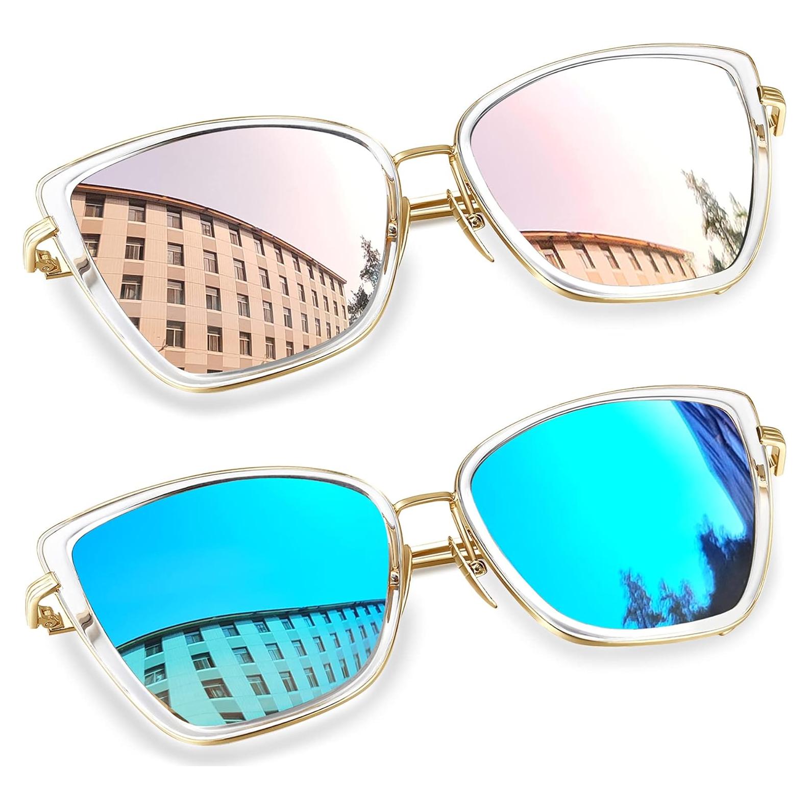 Gafas de sol Joopin estilo gato UV400 paquete de 2