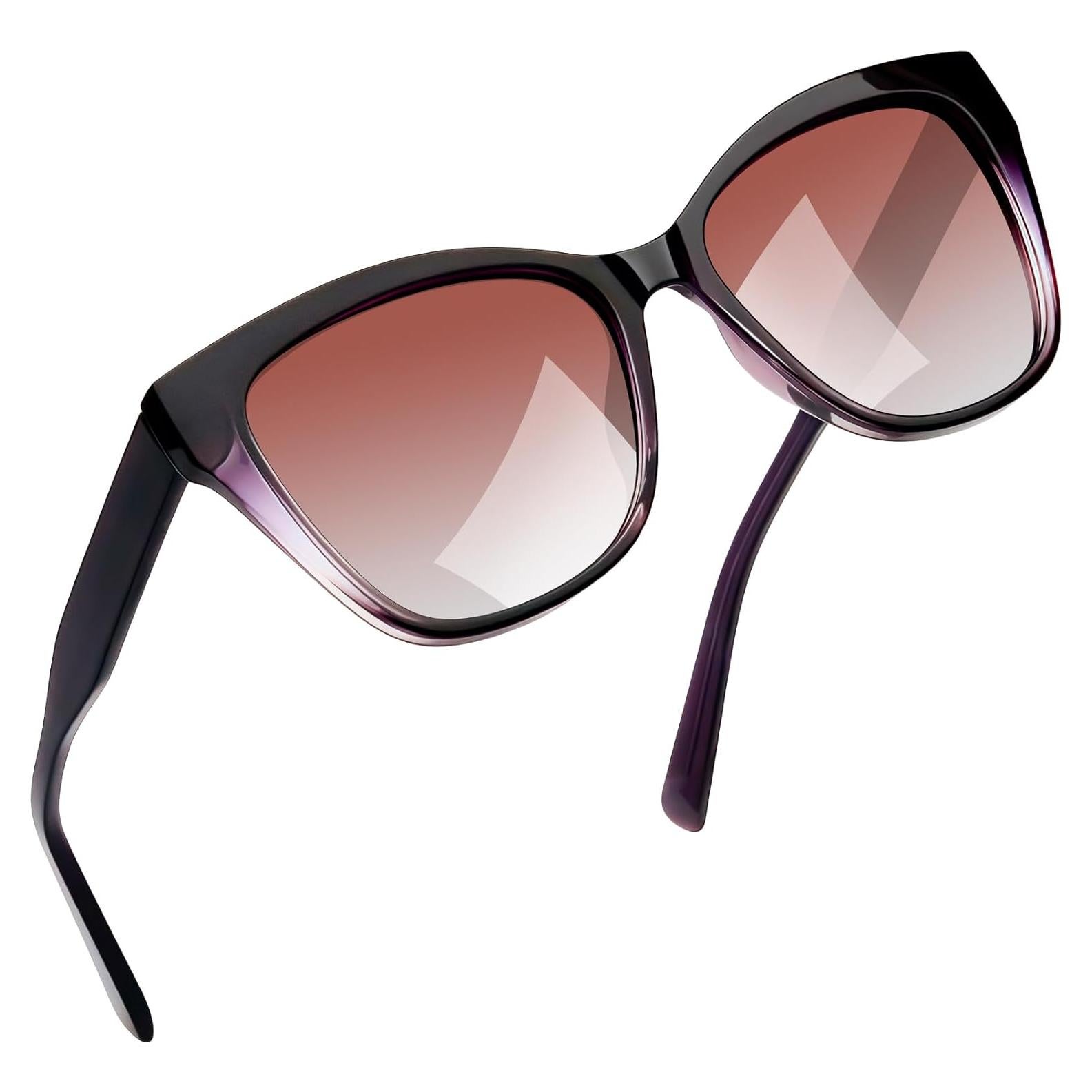 Gafas de sol Joopin ojo de gato moradas UV400 para mujeres