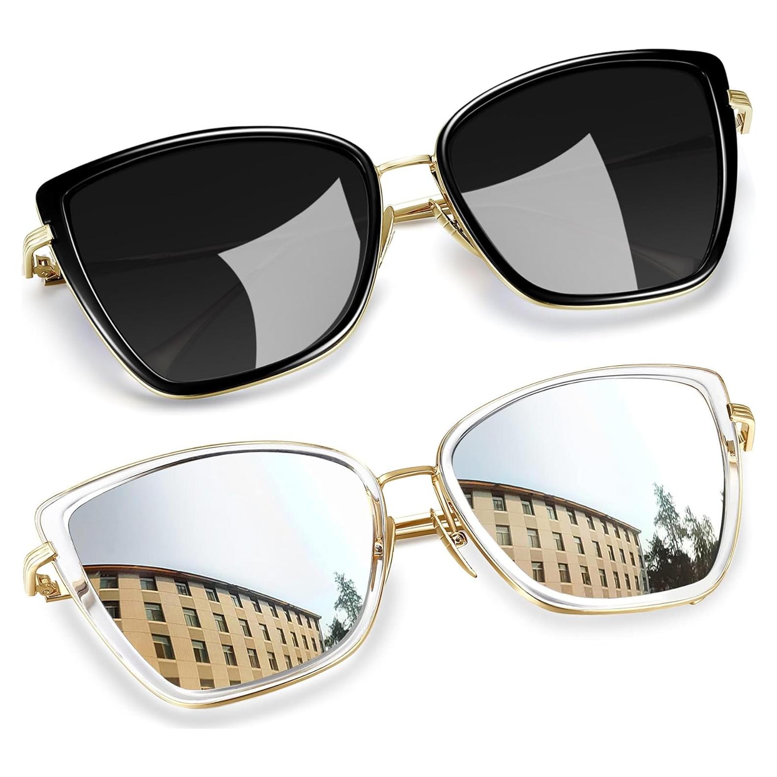 Gafas de sol Joopin estilo gato UV400 paquete de 2