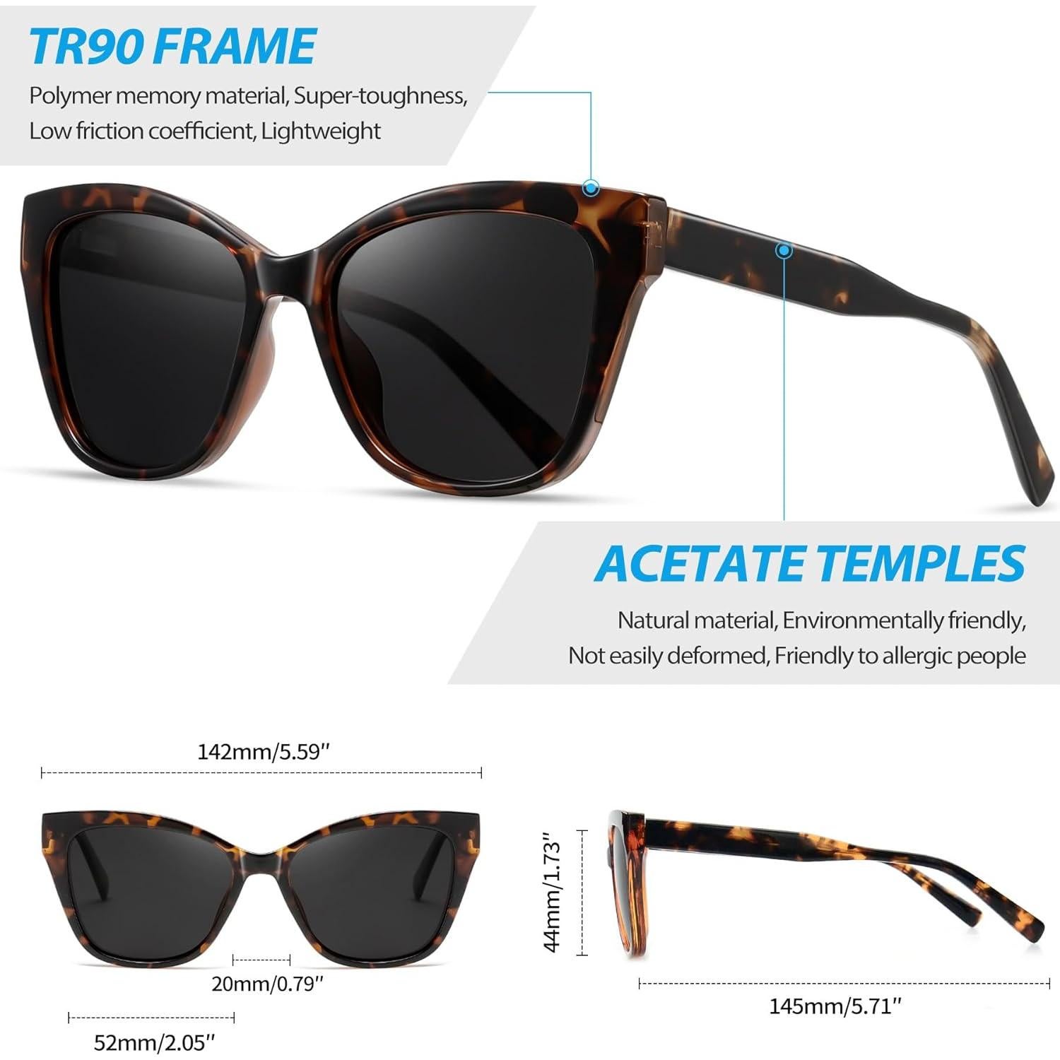 Gafas de sol Joopin Ojo de Gato UV400 para Mujeres