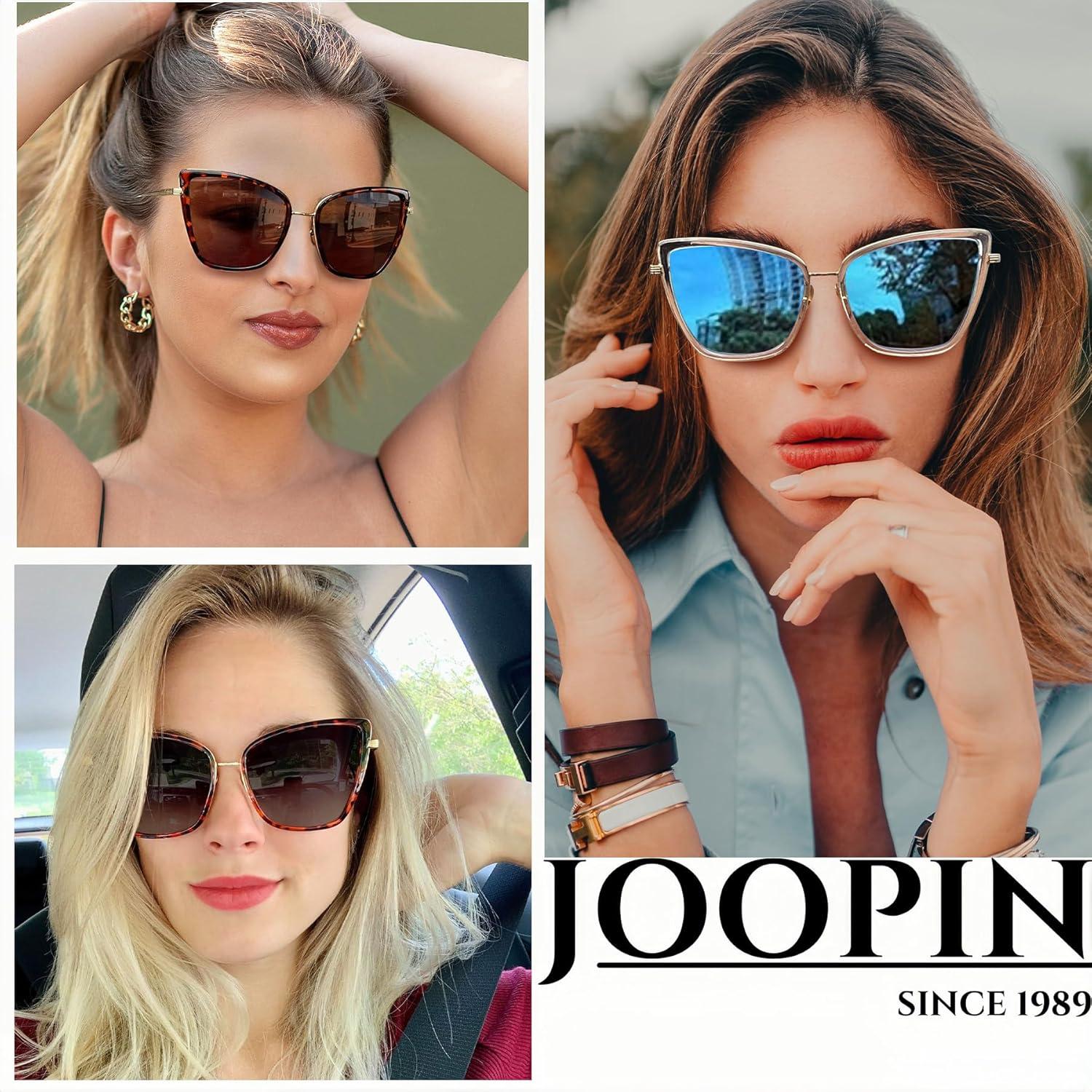 Gafas de sol Joopin estilo gato UV400 para mujeres - Paquete 2