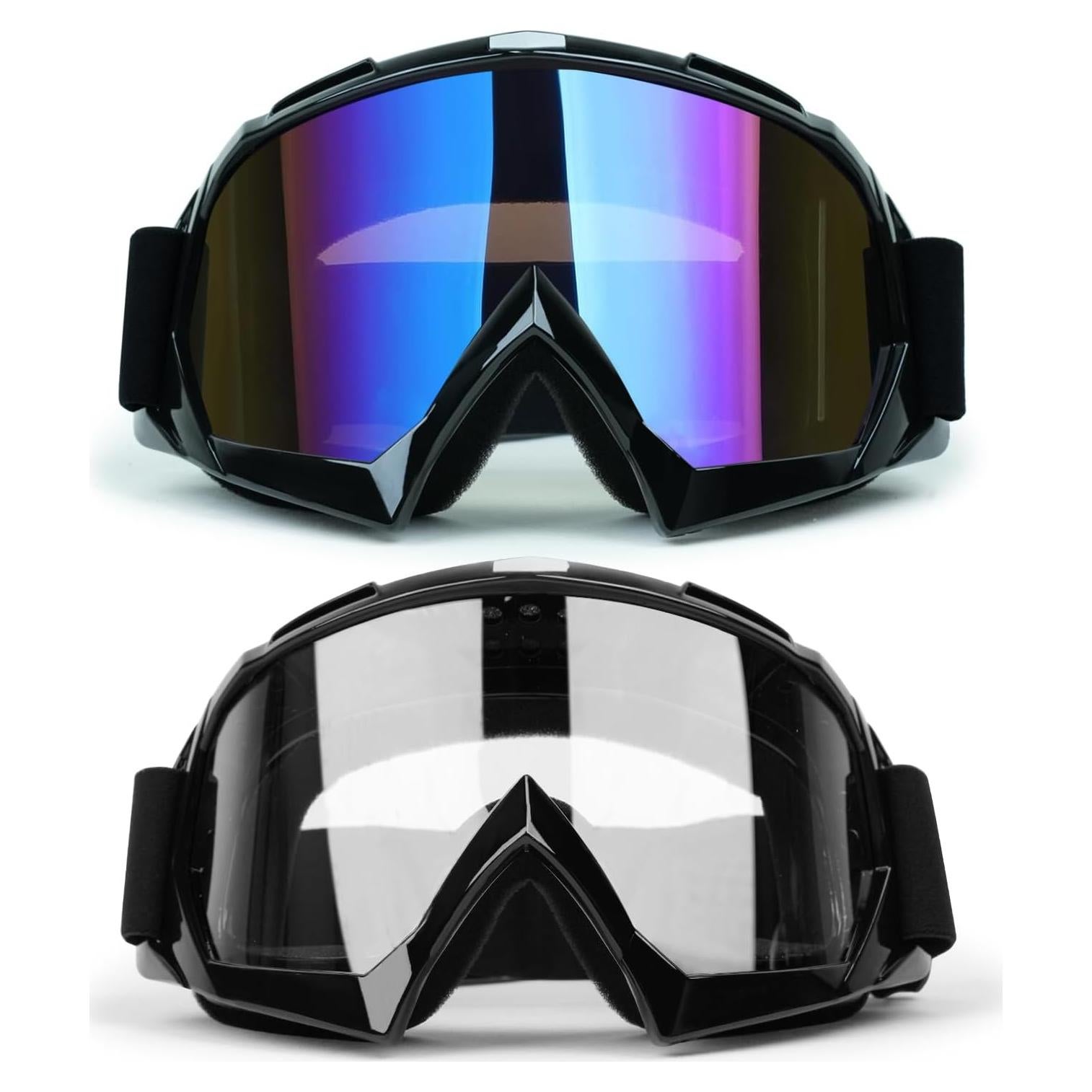 Gafas de ATV XYOP 2-Pack UV400 Antivaho y Antiarañazos