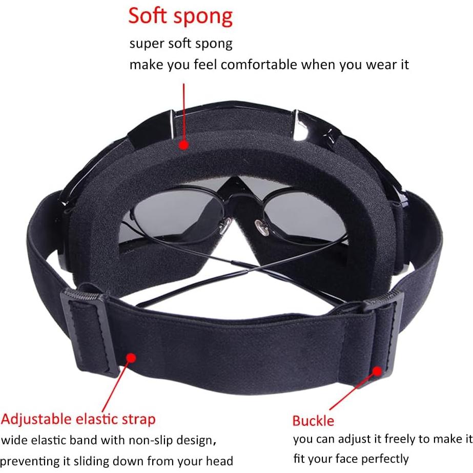 Gafas de Motocicleta XYOP UV400 Offroad Adultos Niños