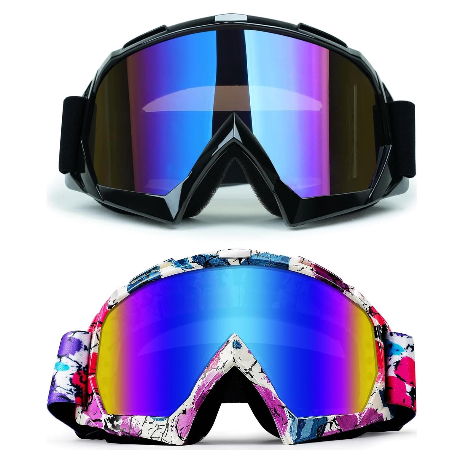 Gafas de Moto XYOP ATV Ajustables Anti-empañamiento 2 Pzs