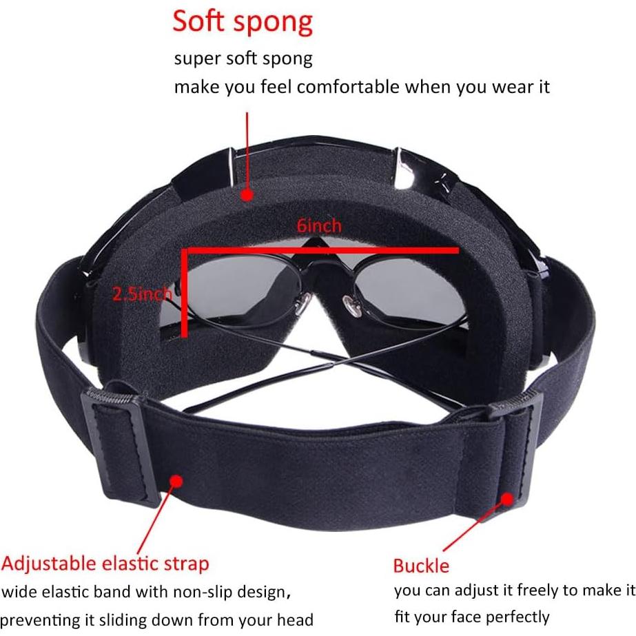 Gafas de ATV XYOP - Paquete de 2 - Lente UV400 Ajustable