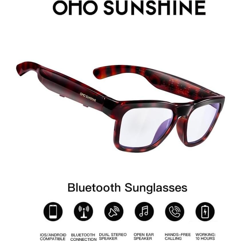 Gafas Inteligentes OhO A8pro con Altavoz Bluetooth y UV