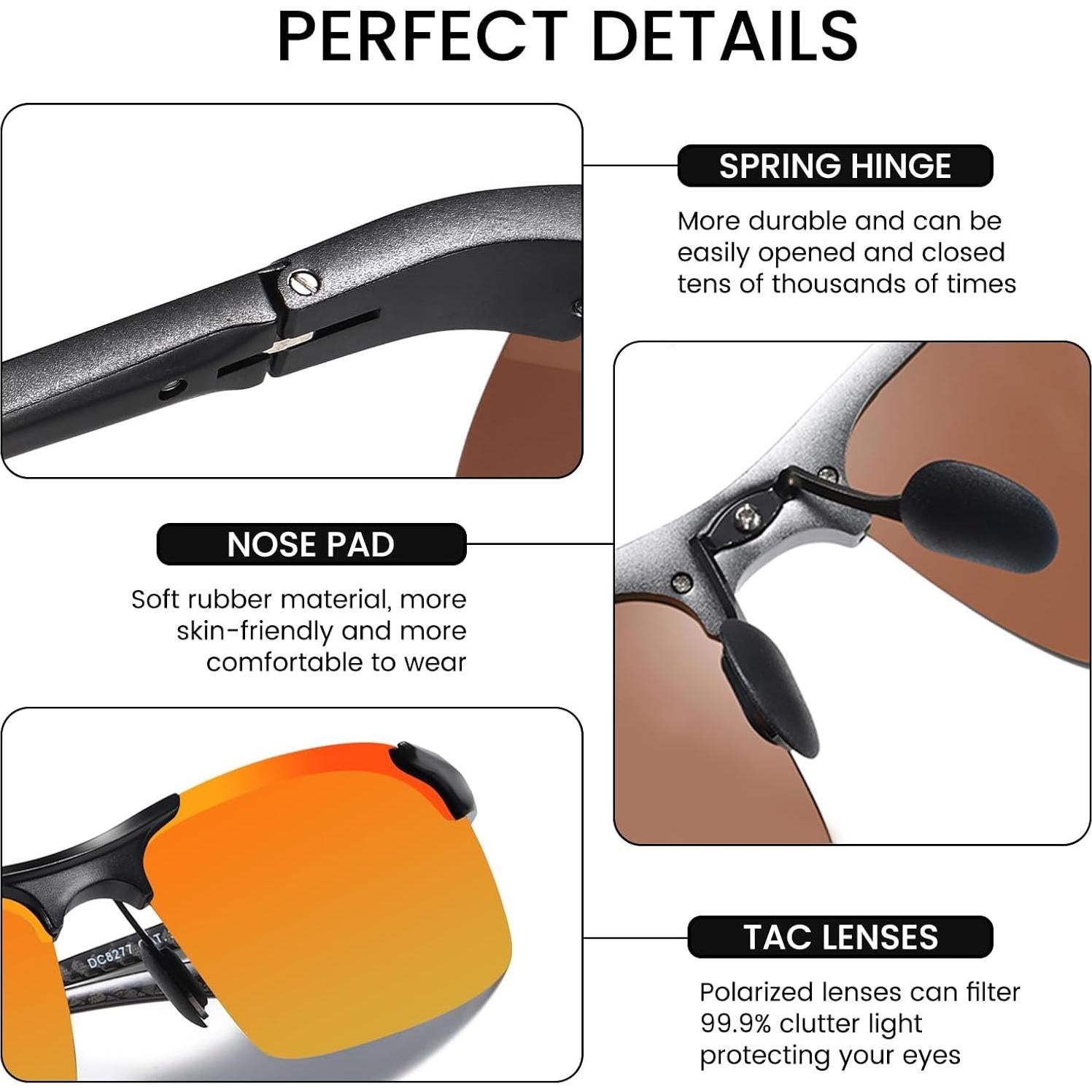 Gafas de sol deportivas DUCO 8277 polarizadas UV400