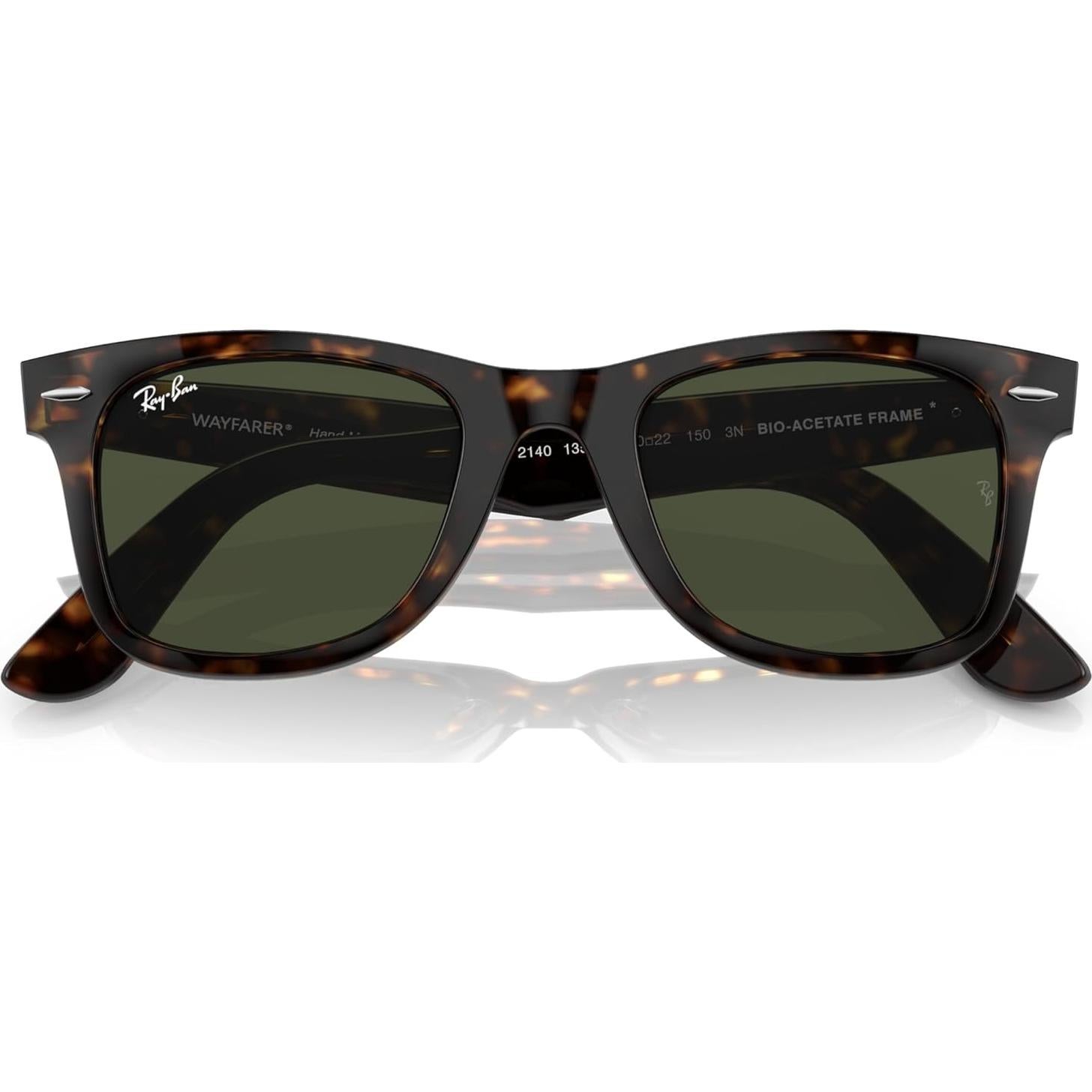 Gafas de sol Ray-Ban Wayfarer RB2140 50mm Havana Verde