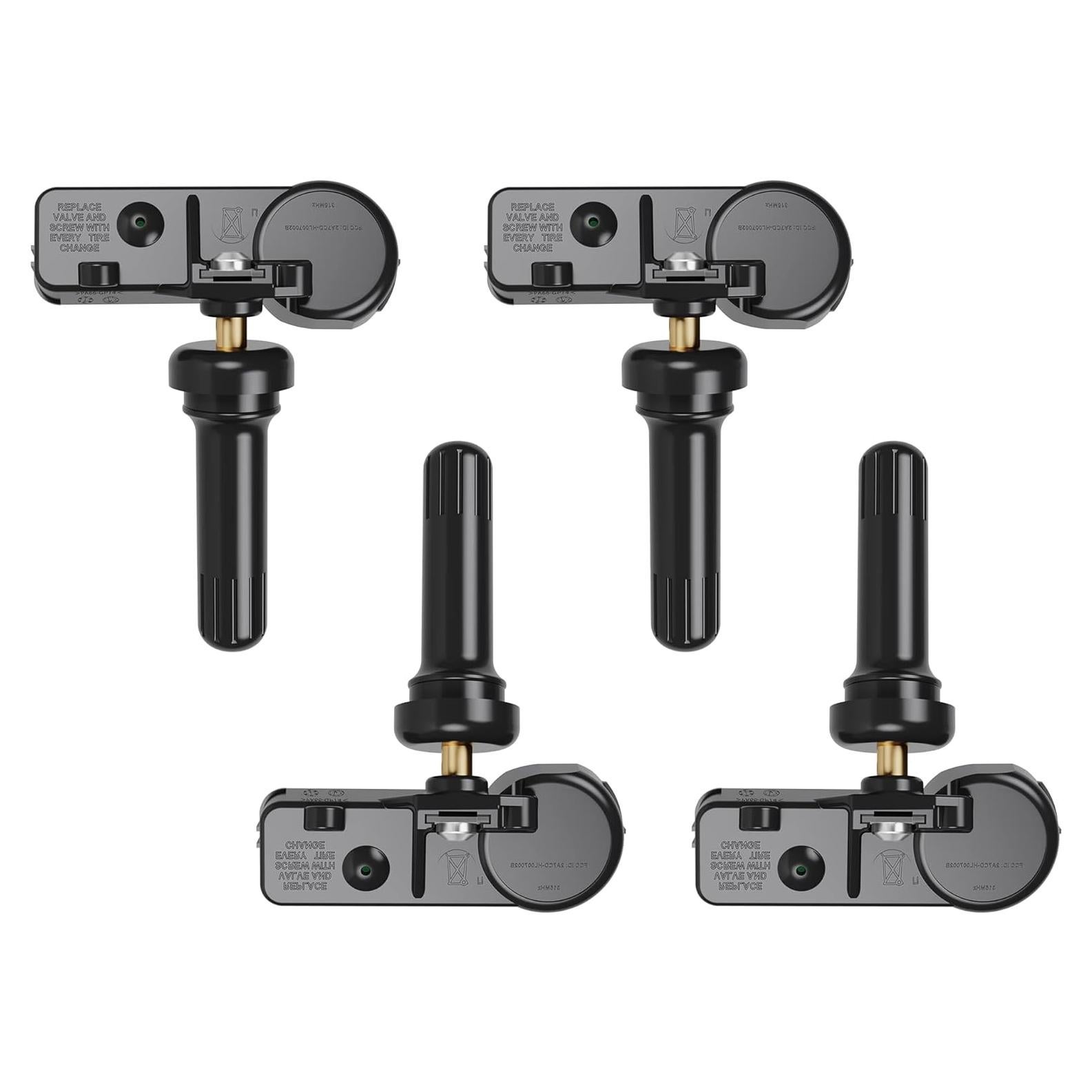 Sensor TPMS CDWTPS 315Mhz para Chevy GMC Cadillac 4 Piezas