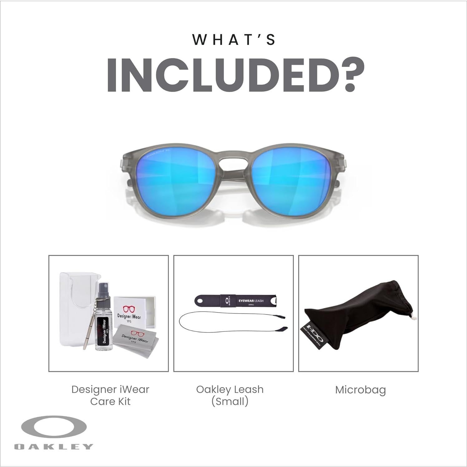 Gafas de sol Oakley Latch OO9265 gris mate con accesorios