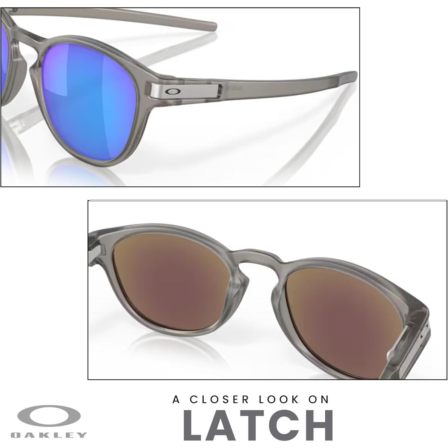 Gafas de sol Oakley Latch OO9265 gris mate con accesorios