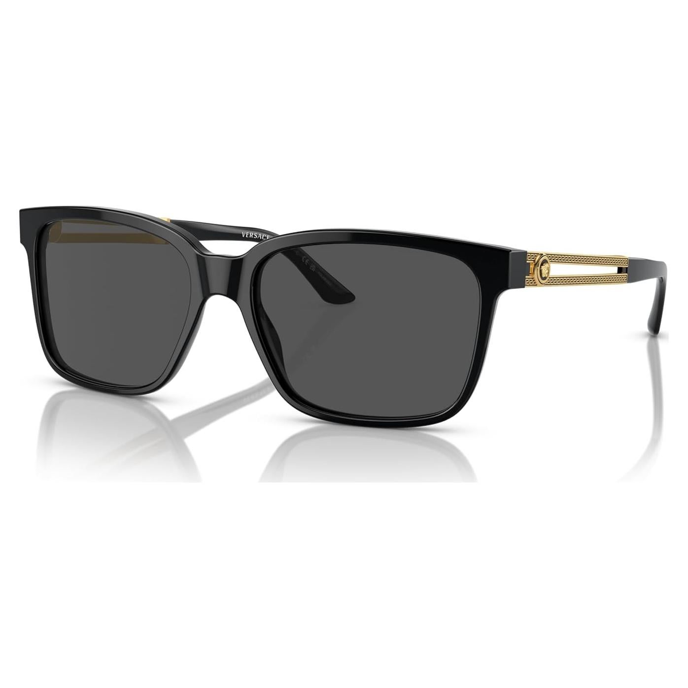 Gafas de sol Versace VE4307 Acetato Negro Lente Gris