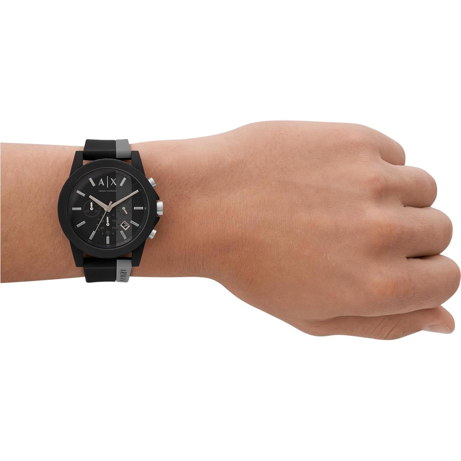 Reloj Cronógrafo Armani Exchange AX1331 con Correa de Silicona