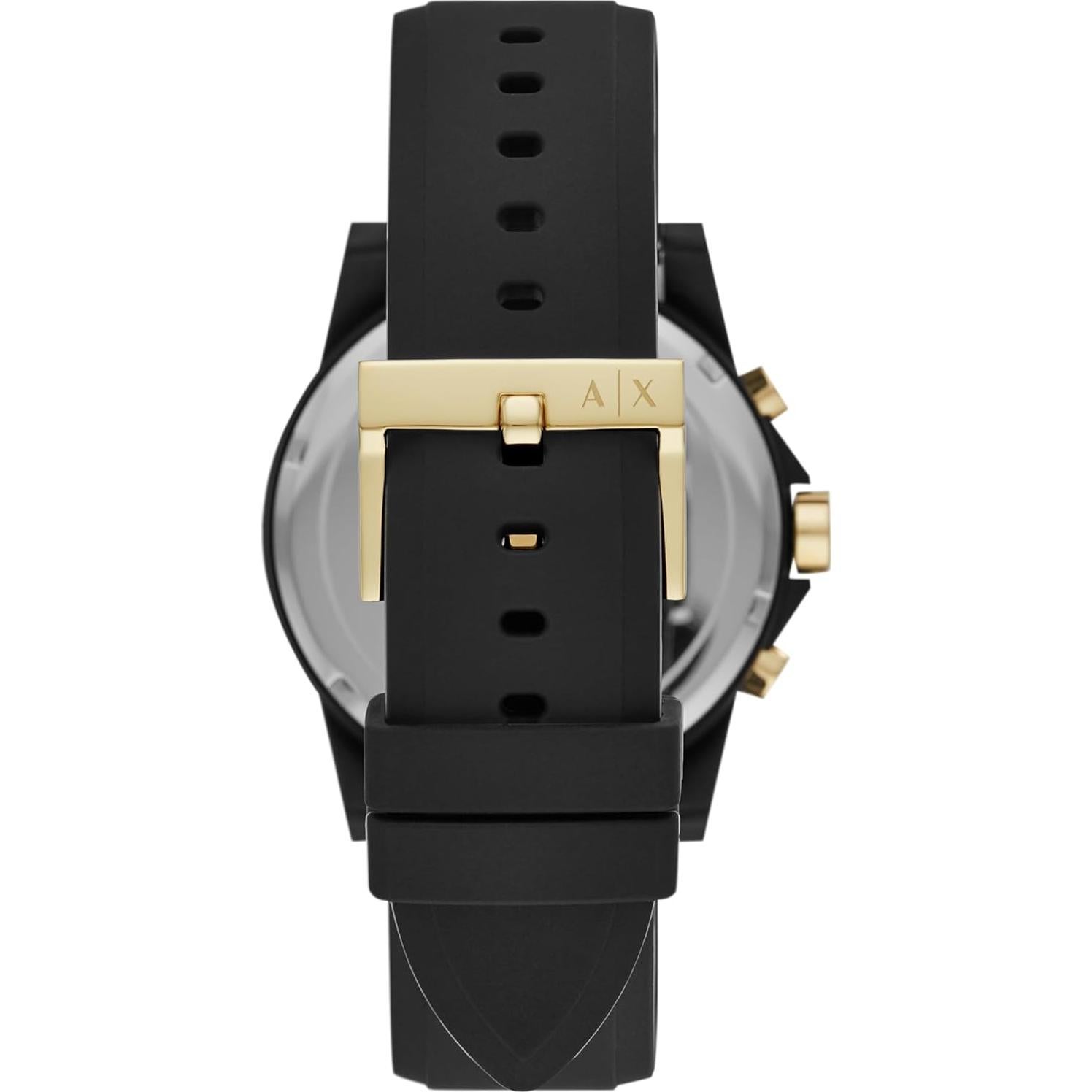 Reloj Cronógrafo Armani Exchange 45mm con Correa de Silicona