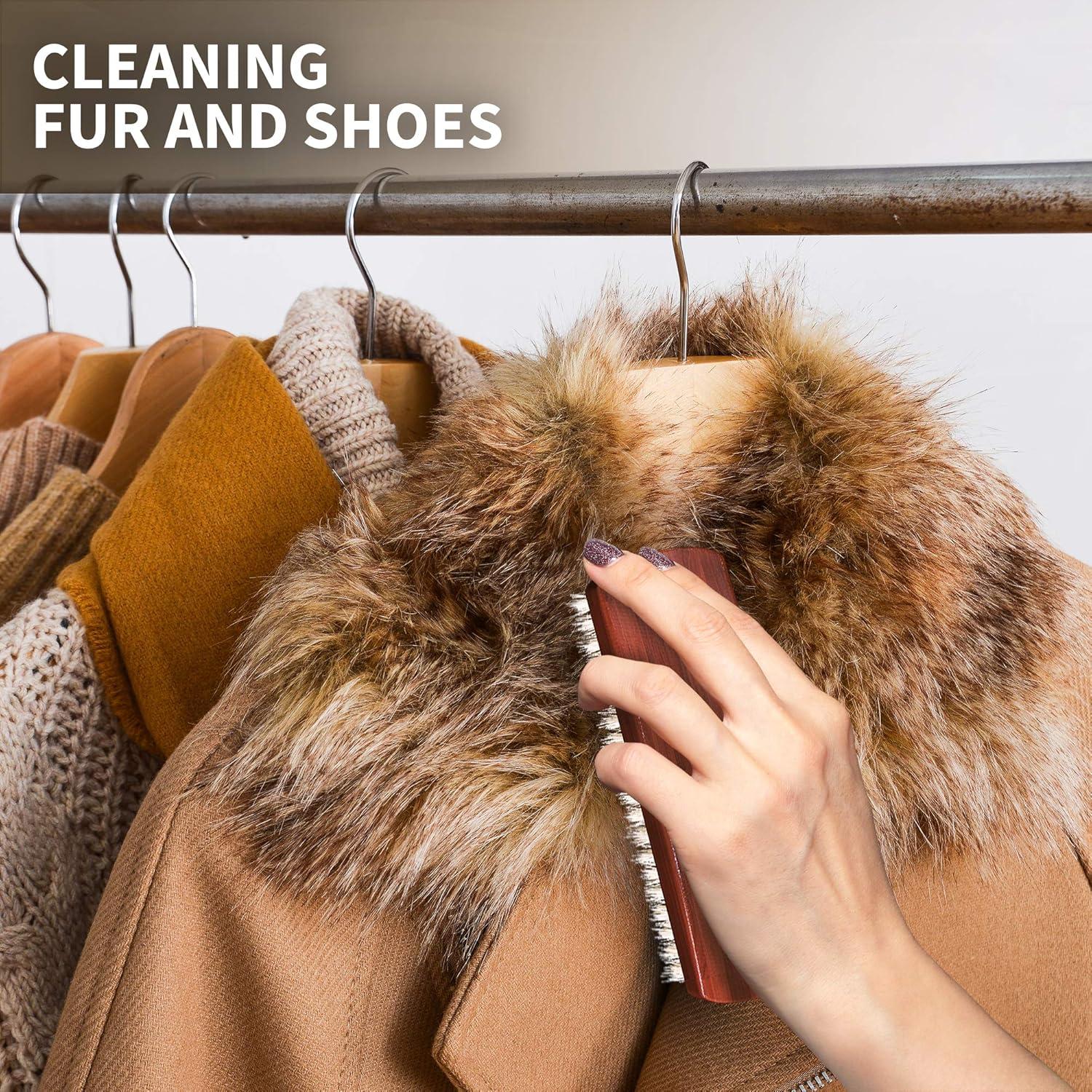 Cepillo de Pelusa KONEX de Madera Oscura - Efectivo y Compacto