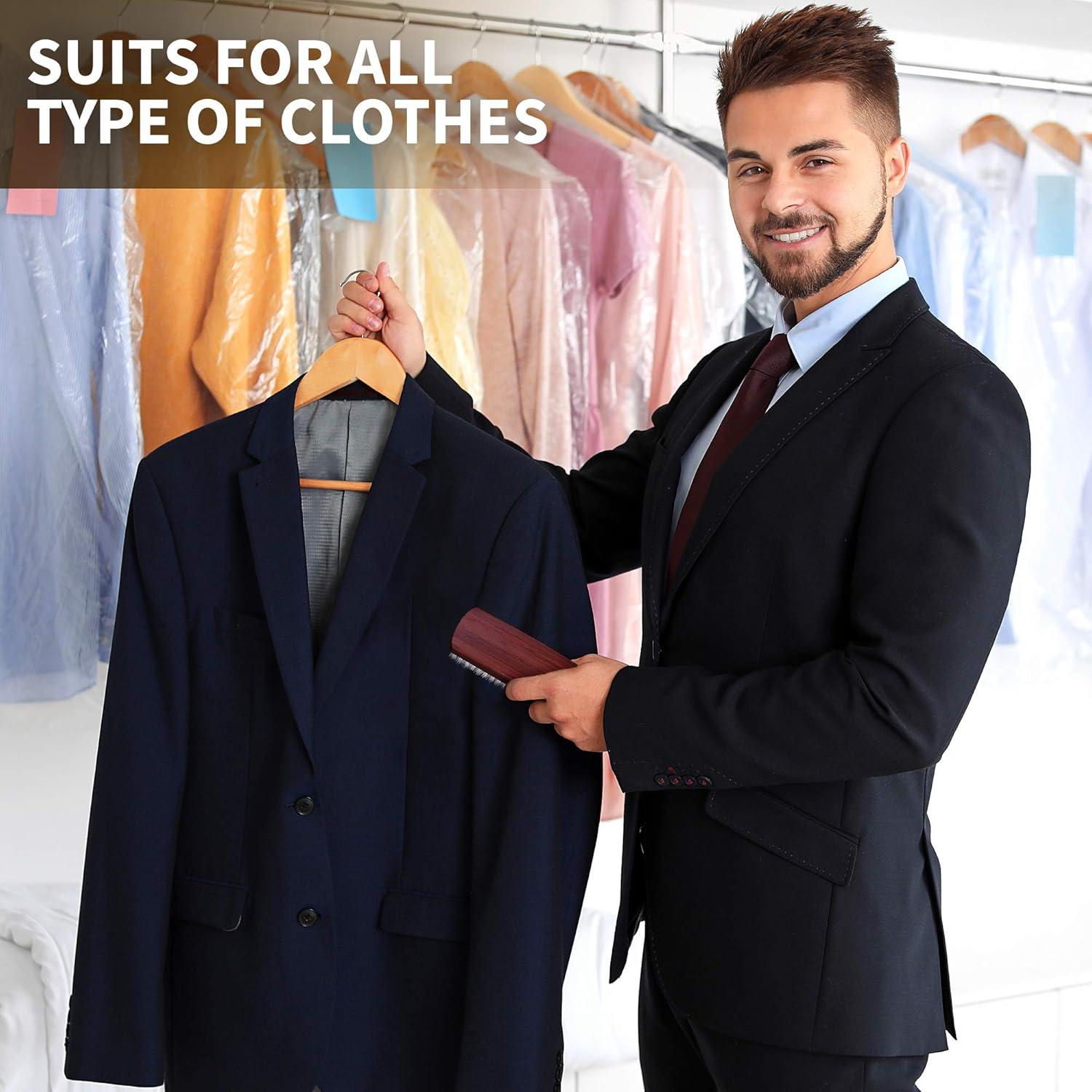 Cepillo de Pelusa KONEX de Madera Oscura - Efectivo y Compacto