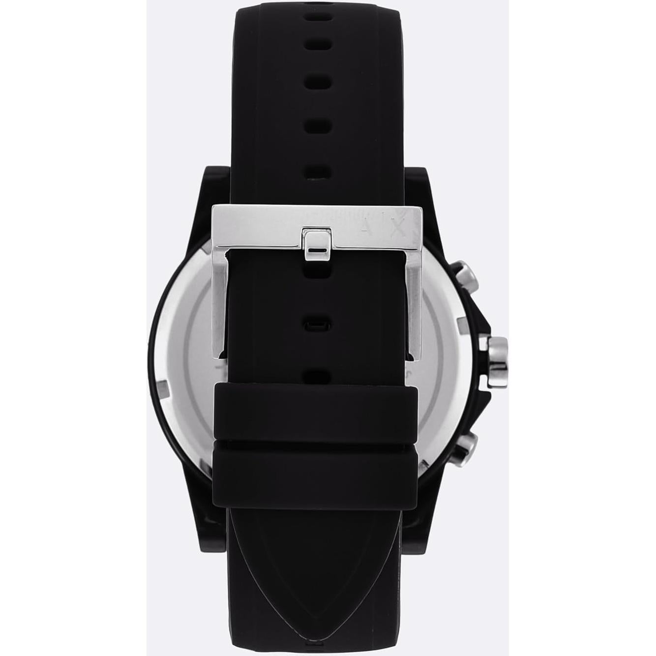 Reloj Cronógrafo Armani Exchange Hombre Correa Silicona 44mm