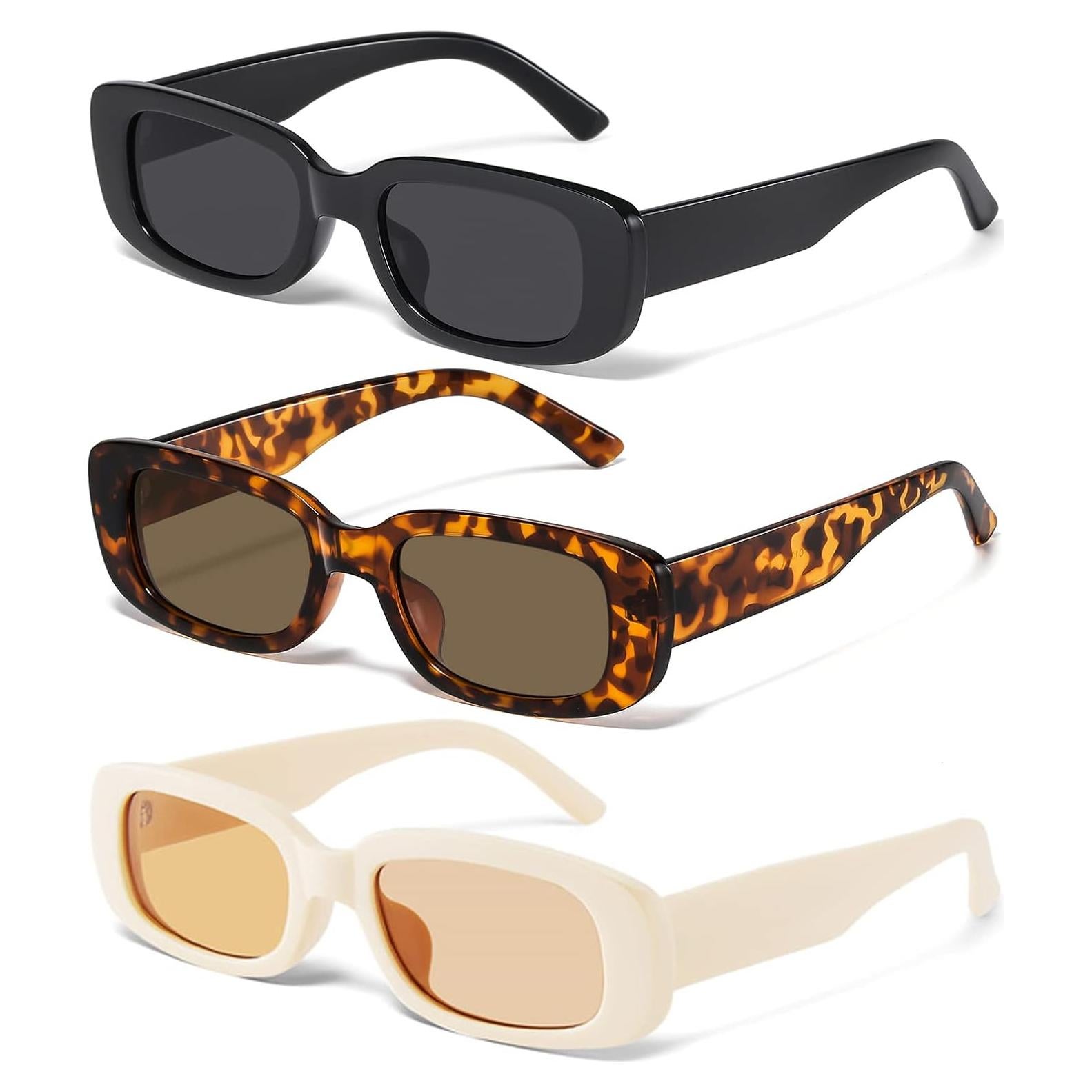 Gafas de Sol Rectangulares JASPIN UV400 Unisex Retro