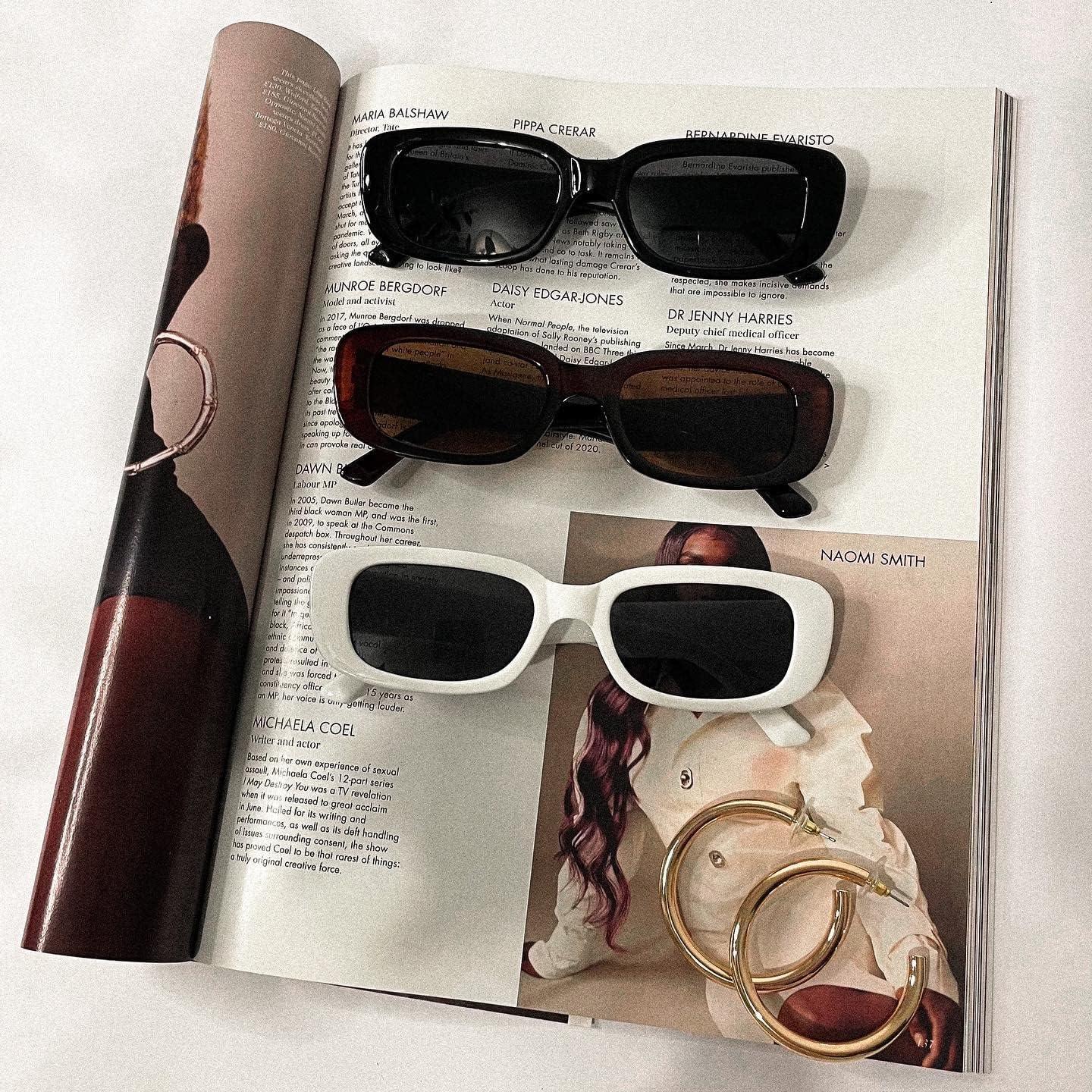 Gafas de Sol Rectangulares JASPIN UV400 Unisex Retro