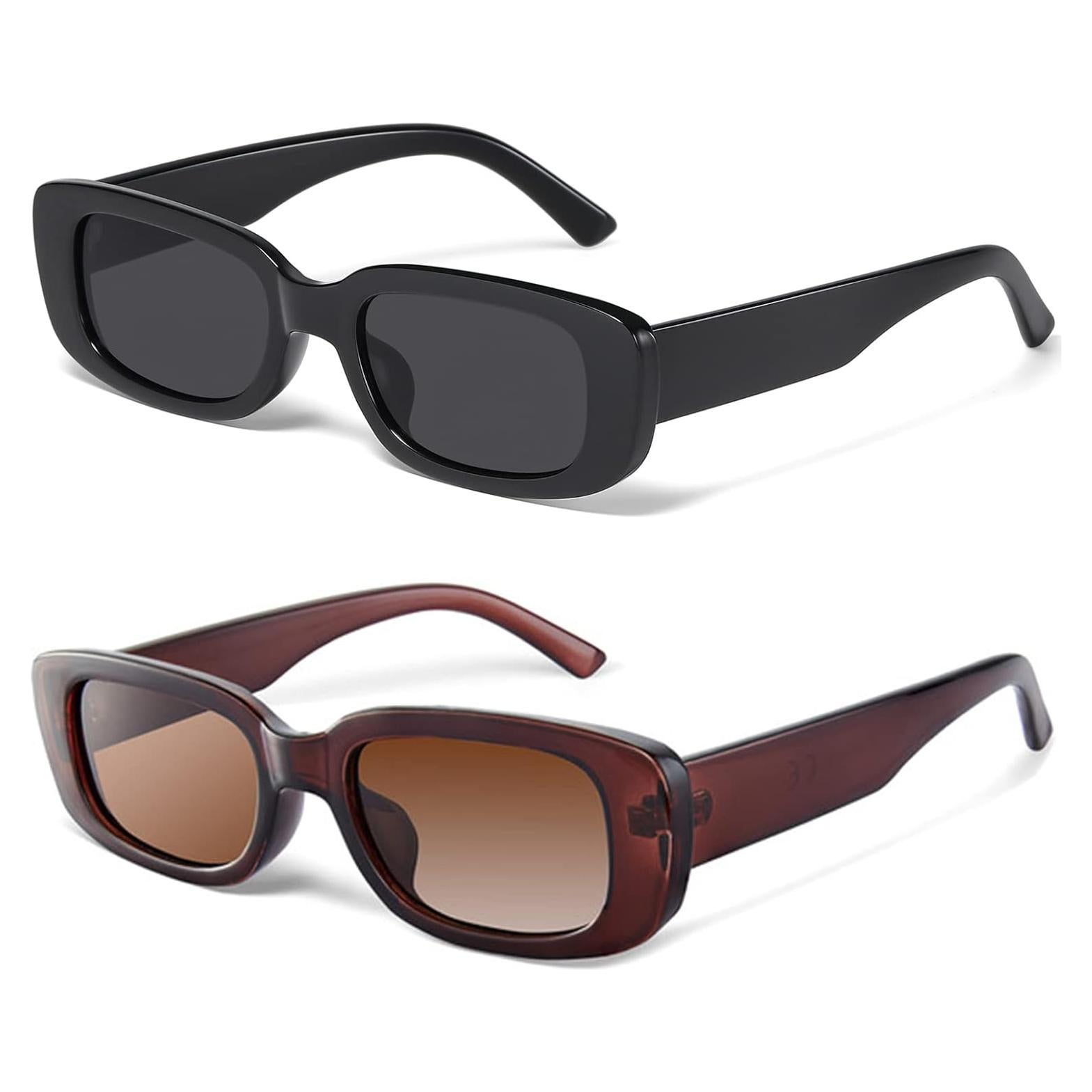 Gafas de Sol Rectangulares JASPIN UV400 Unisex Retro