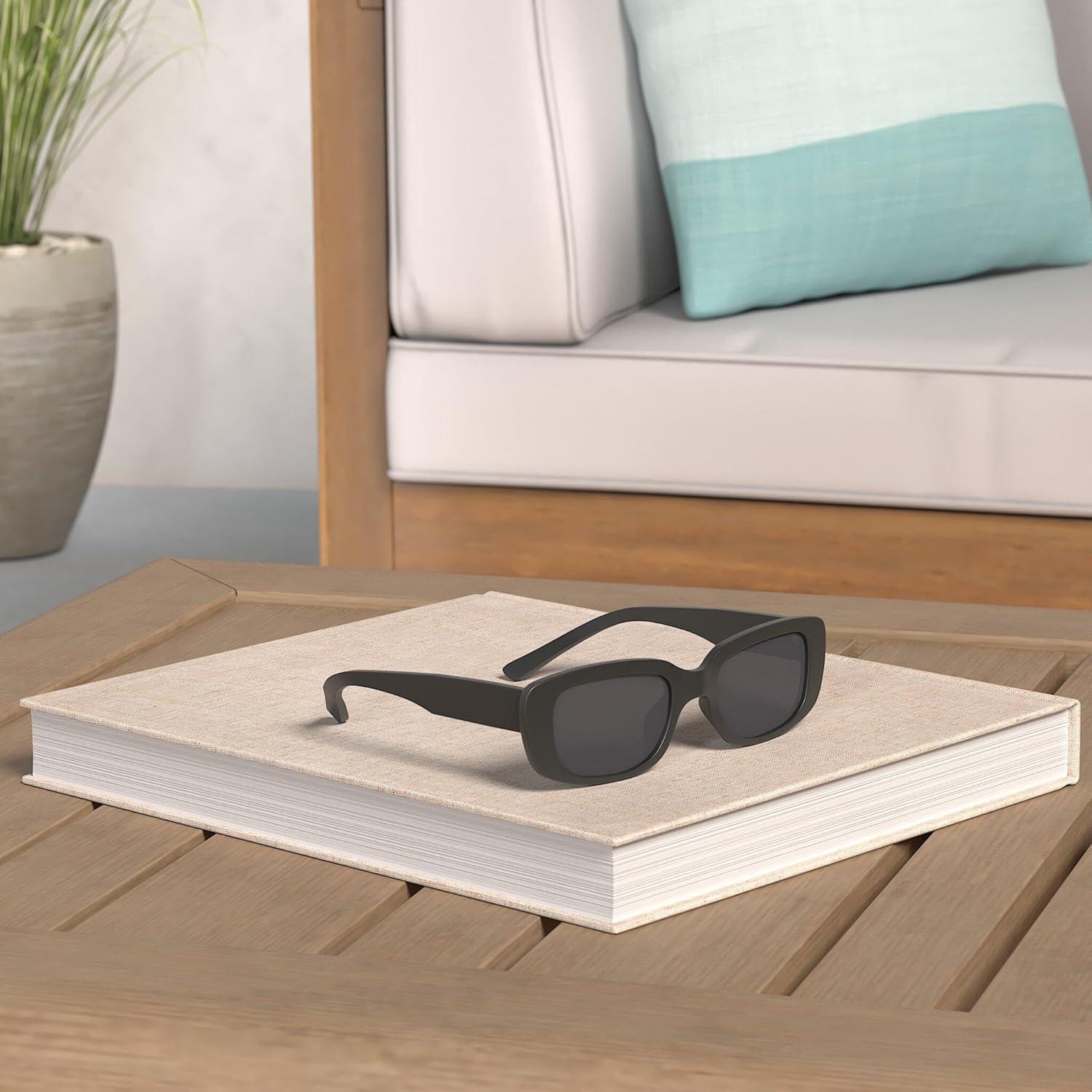 Gafas de Sol Rectangulares JASPIN UV400 Unisex Retro