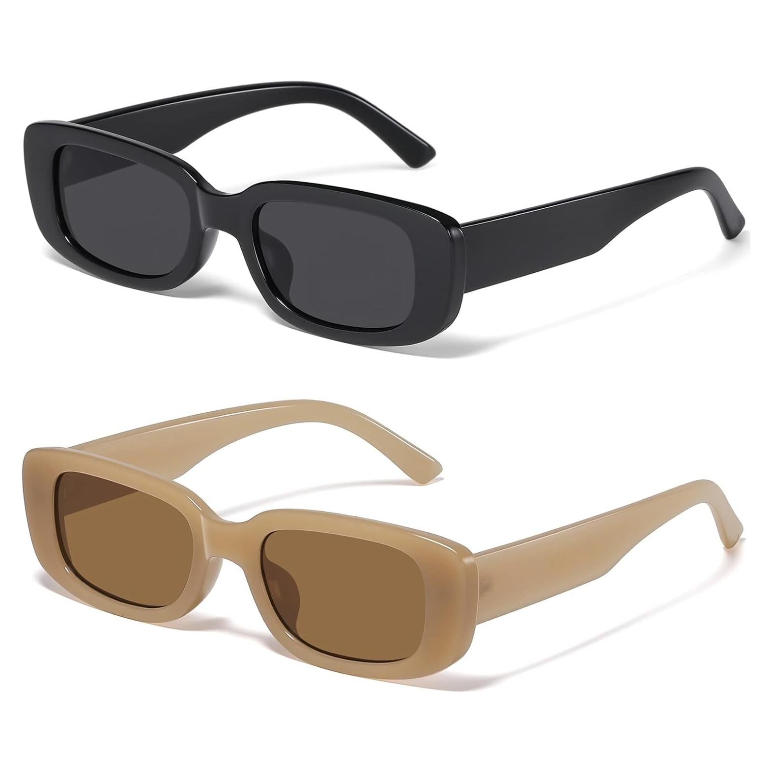 Gafas de Sol Rectangulares JASPIN UV400 Unisex Retro