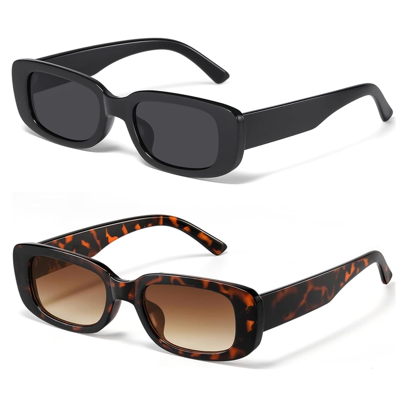 Gafas de Sol JASPIN Rectangulares UV400 Unisex Retro