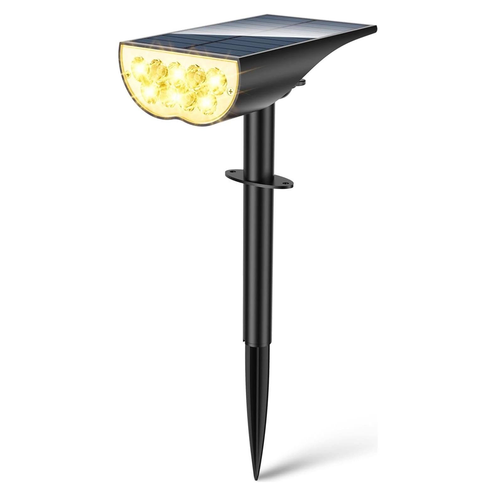 Luces Solares BAXIA para Jardín IP65 3 Modos Blanco Cálido